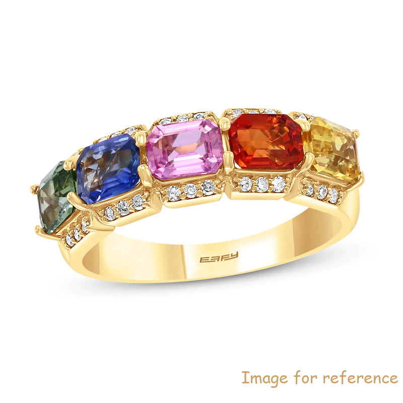 Custom zircon sterling silver ring 14K Yellow Gold OEM Jewelry Manufacturer
