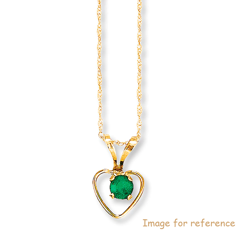 Emerald Necklace 14K Yellow Gold Custom jewelry Manufacturers OEM Suppliers