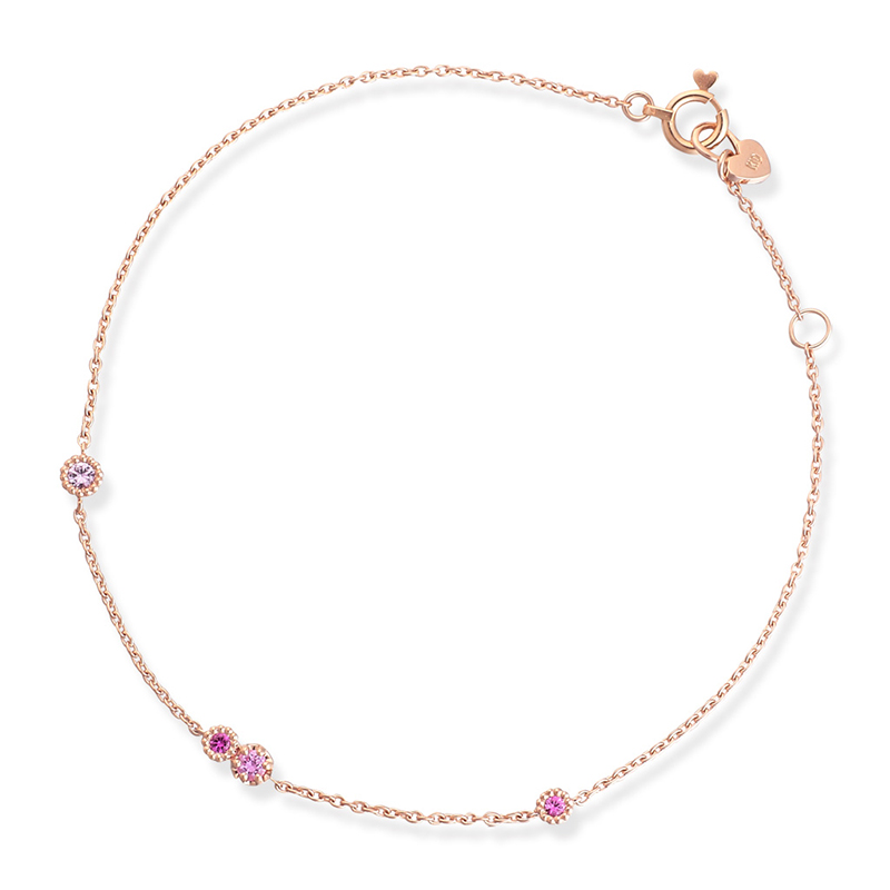 Pink Sapphire Bracelet