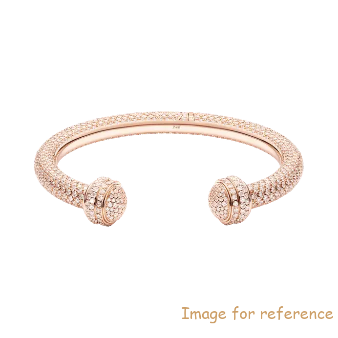 18k rose gold open bangle bracelet custom jewelry manufacturers china