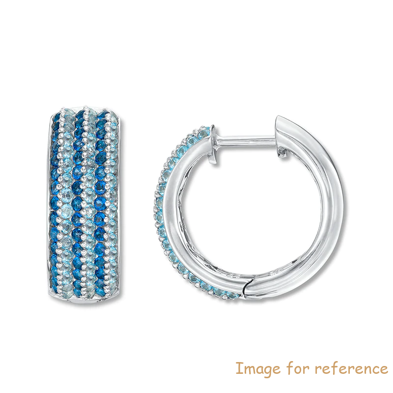 Custom Hoop Earrings Sterling Silver ODM OEM 925 tillverkare av smycken i sterling silver