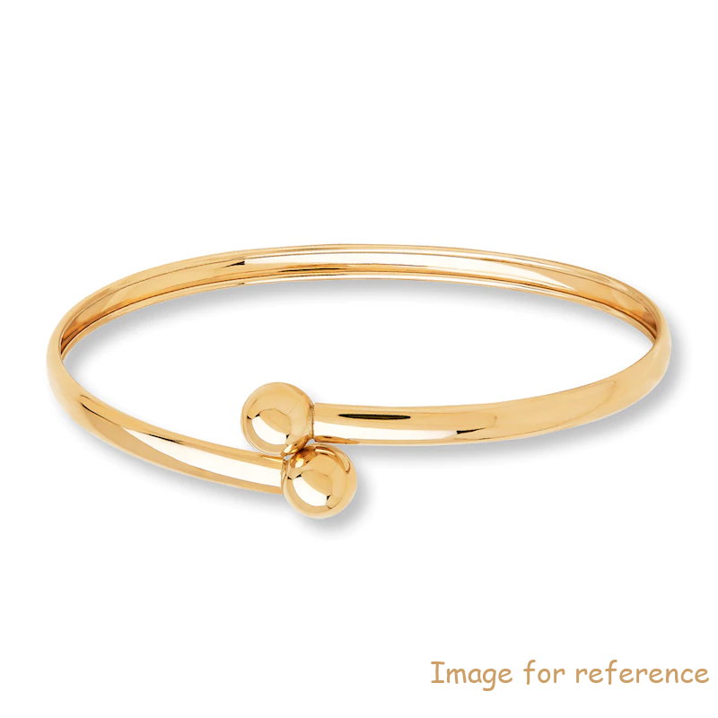 Sterling Silver Bangle 10K Yellow Gold custom jewelry manufacturers china