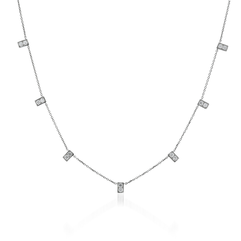Shining White Gold Necklace