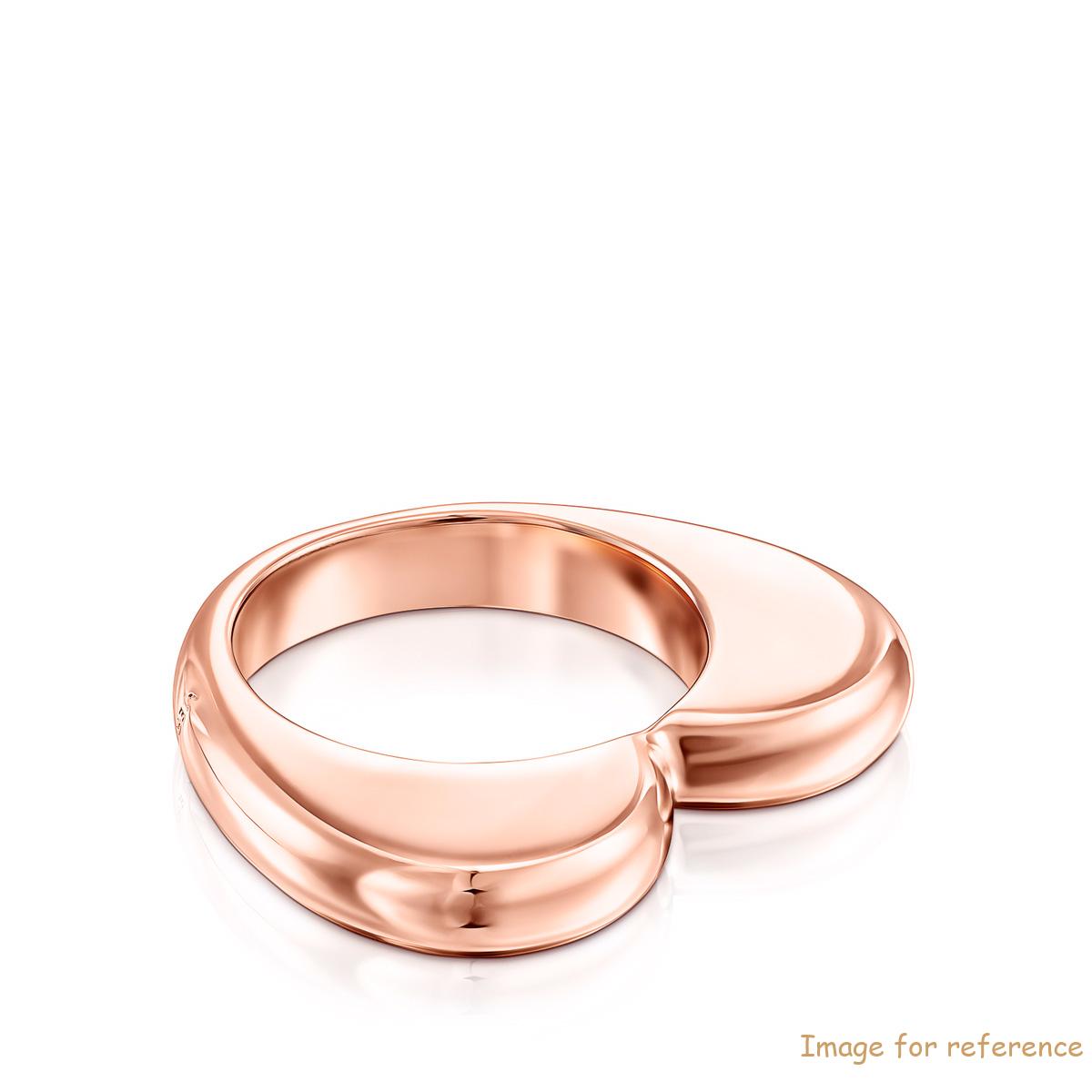 مخصص 925 Silver Rose Gold Plated ring manufacturer
