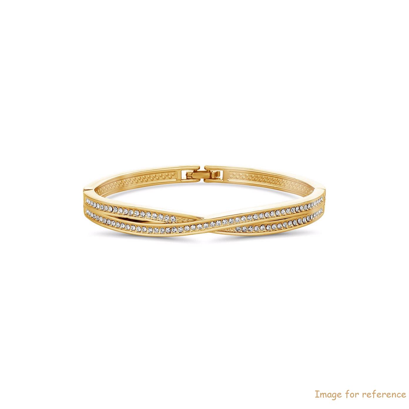 Custom Engraved Jewelry yellow gold plated bangle manufacturer