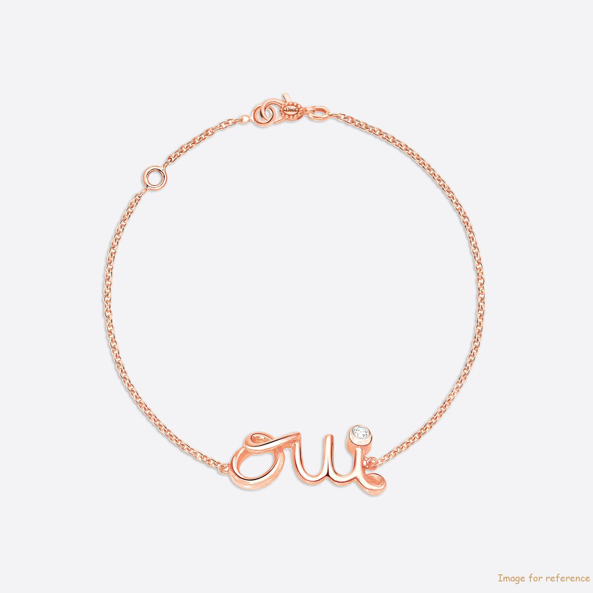 Custom Made bracelet in 18K pink gold Jewelry Manufacturer