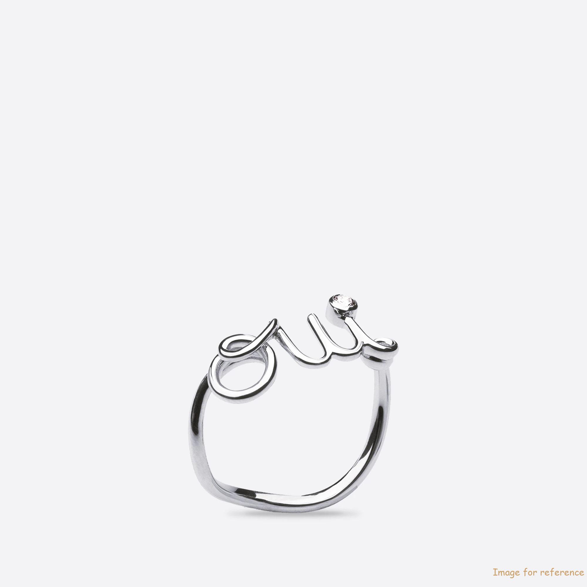 Custom Made ring in 18K white gold Jewelry Manufacturer in China