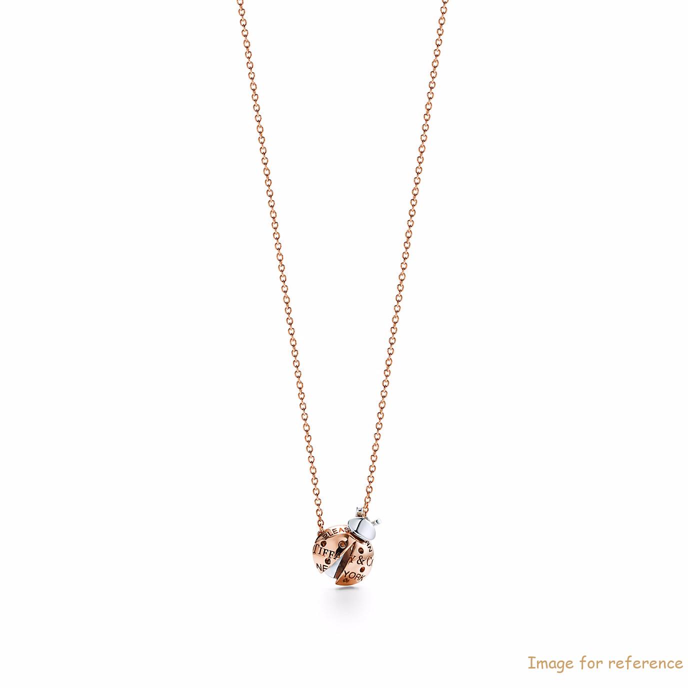 Custom design jewelry Pendant in 18k Rose Gold and Sterling Silver