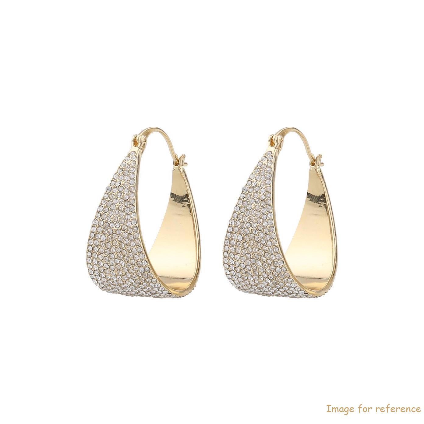 Custom design plating rose gold earrings jewelry suppliers