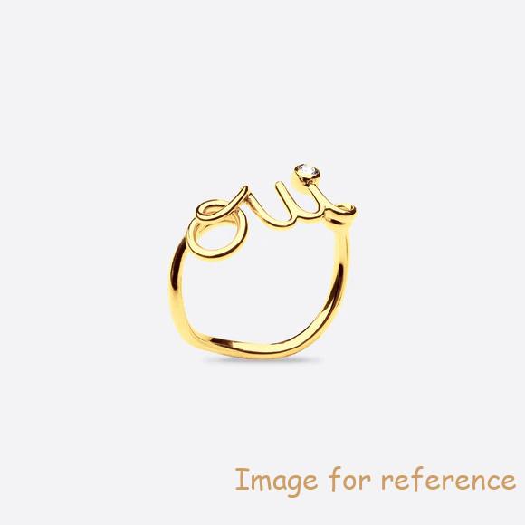 Custom design sterling silver ring in 18K yellow gold jewelry Suppliers