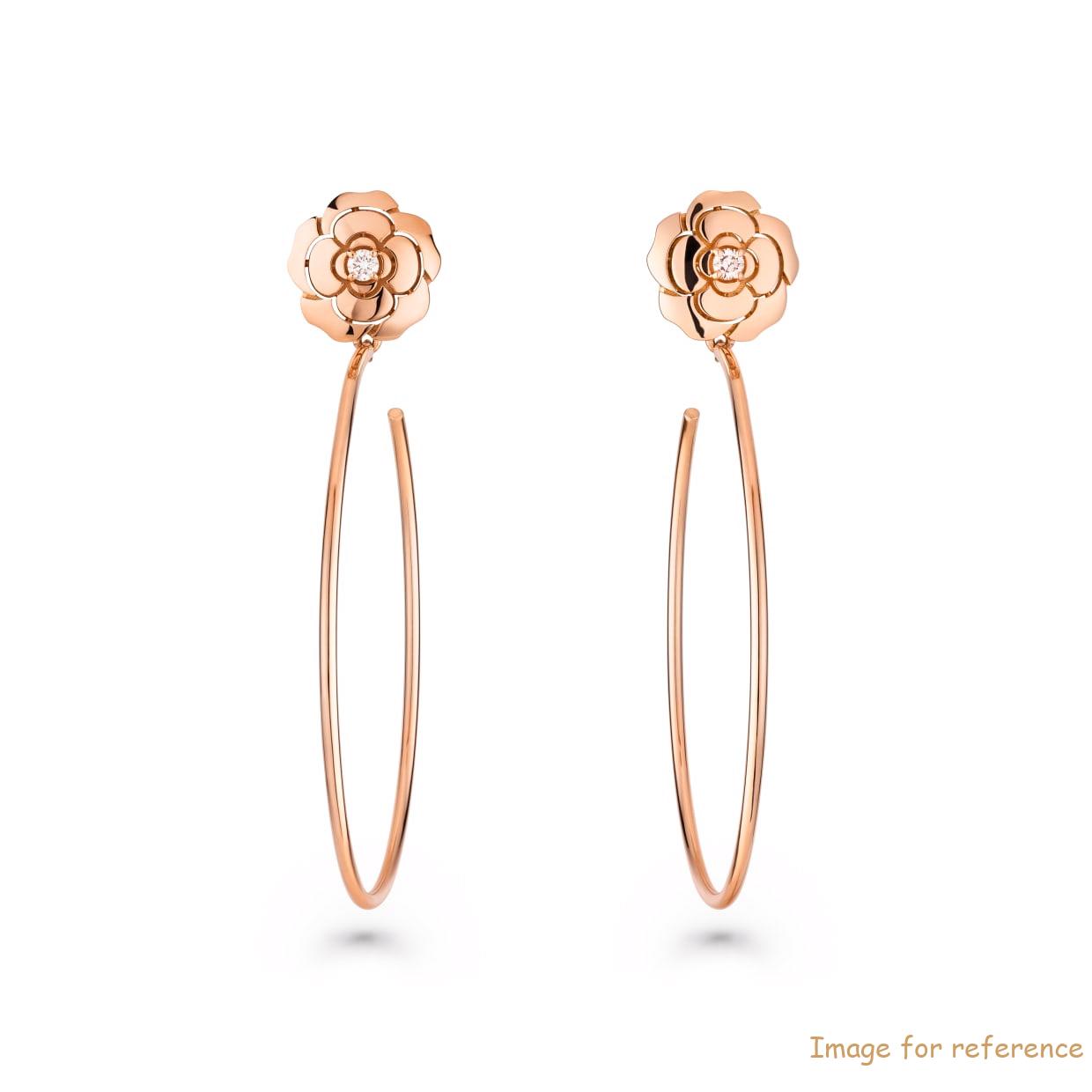 Custom earrings Silver Jewelry Design 18K pink gold plating silver jewelry OEM