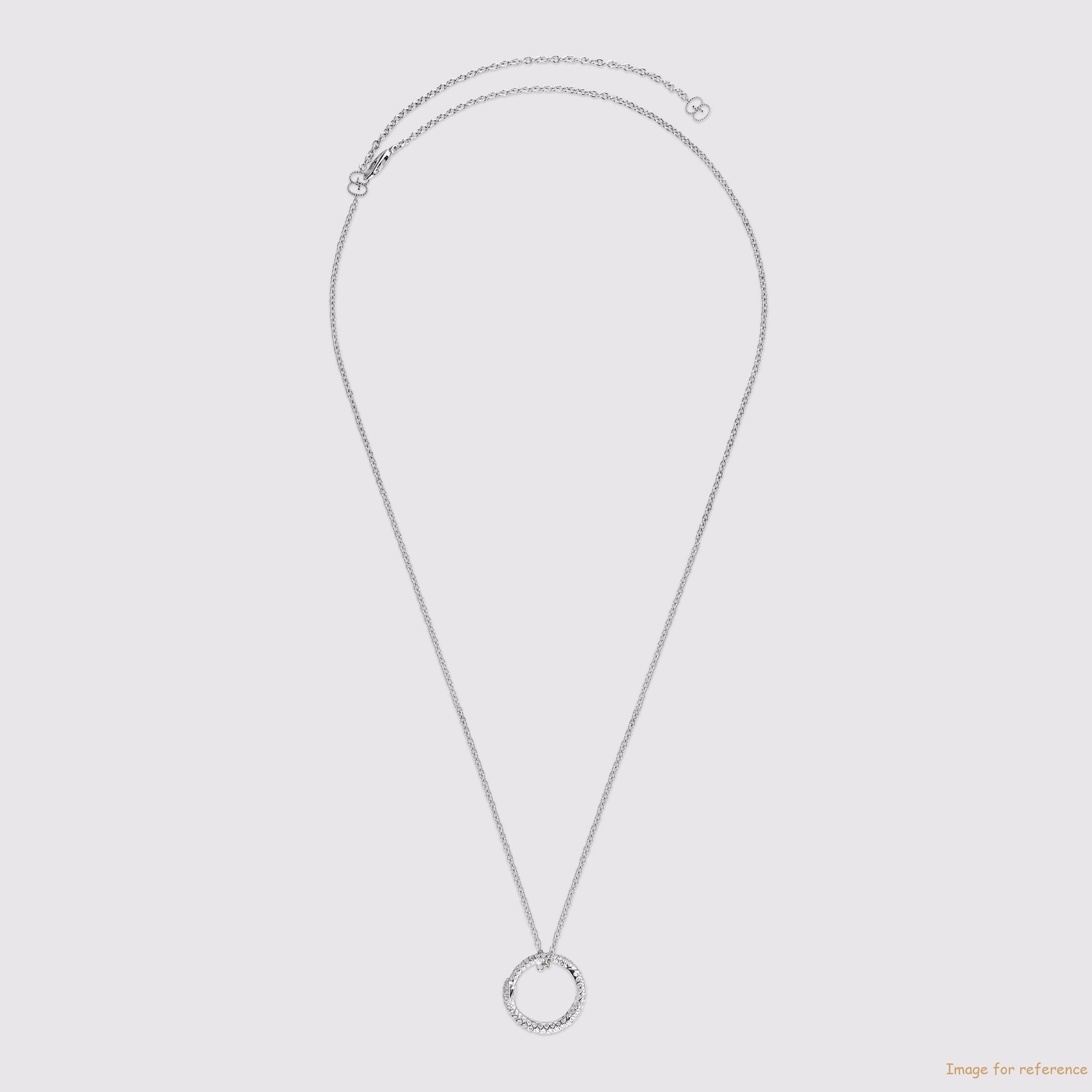 Custom jewelry White gold necklace 18k gold jewellery Manufacturer