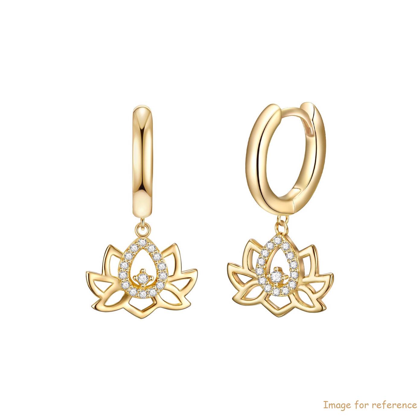 Earrings silver yellow gold plated fine jewelry suppliers