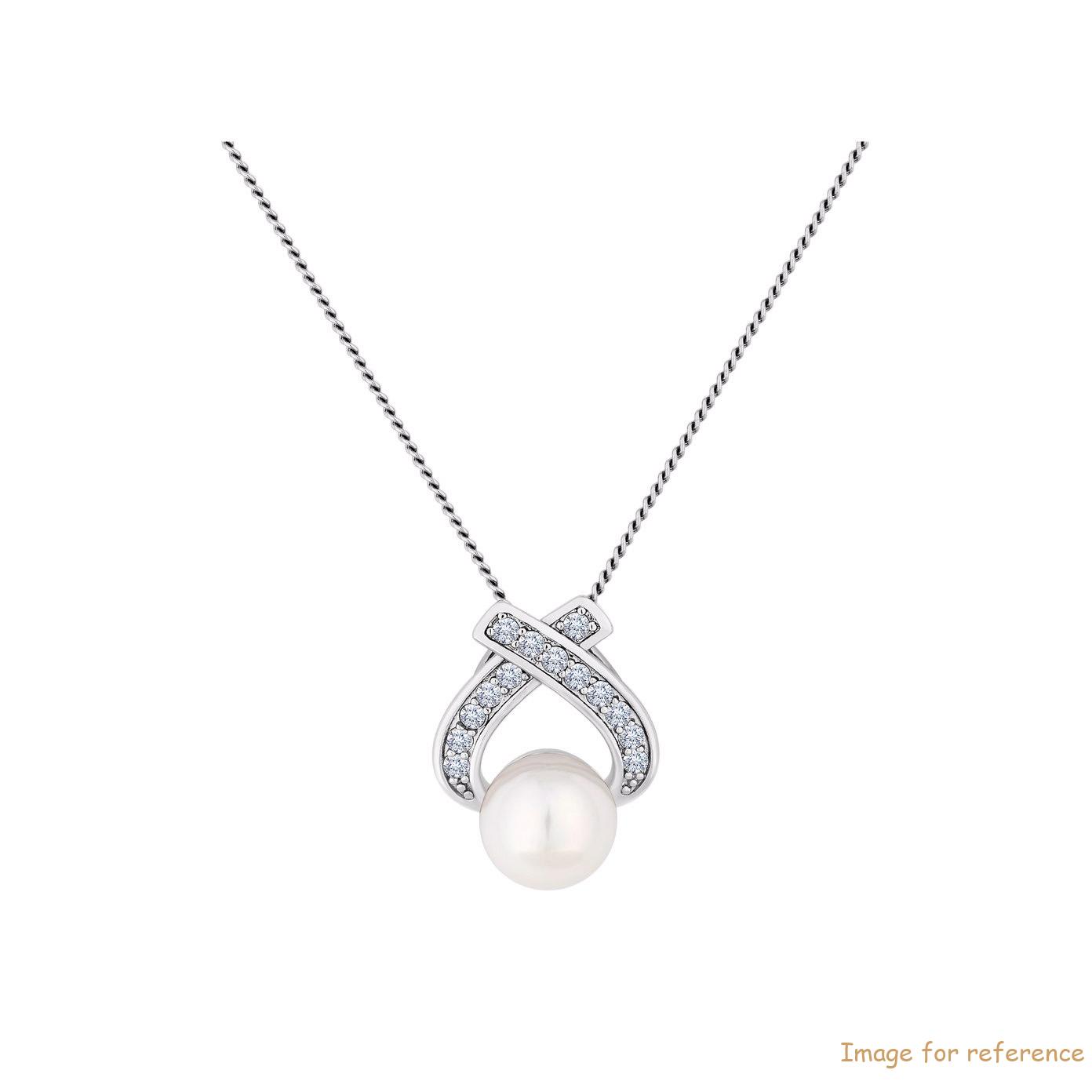 Pearl Pendant Customize Gold Sterling Silver Engraved jewelry supplier