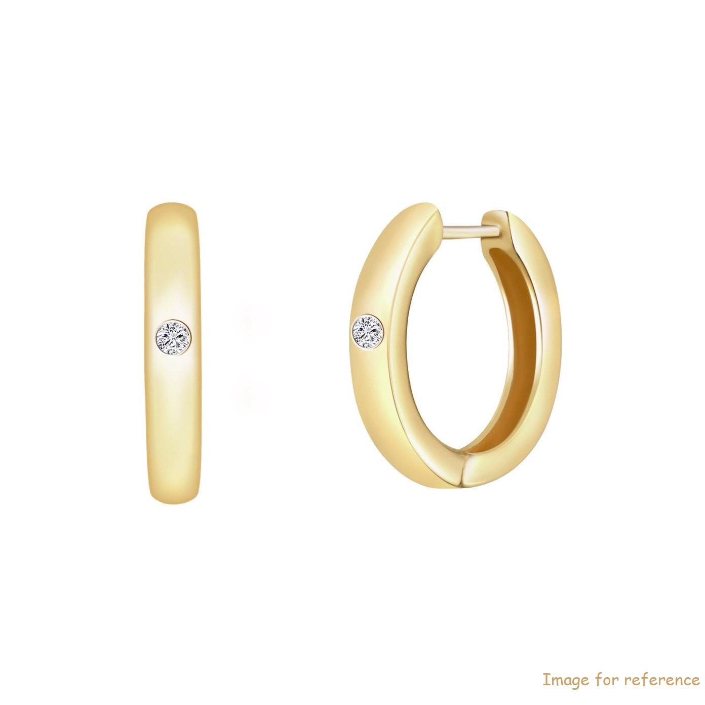 Yellow gold plated sterling silver earrings custom engraved supplier