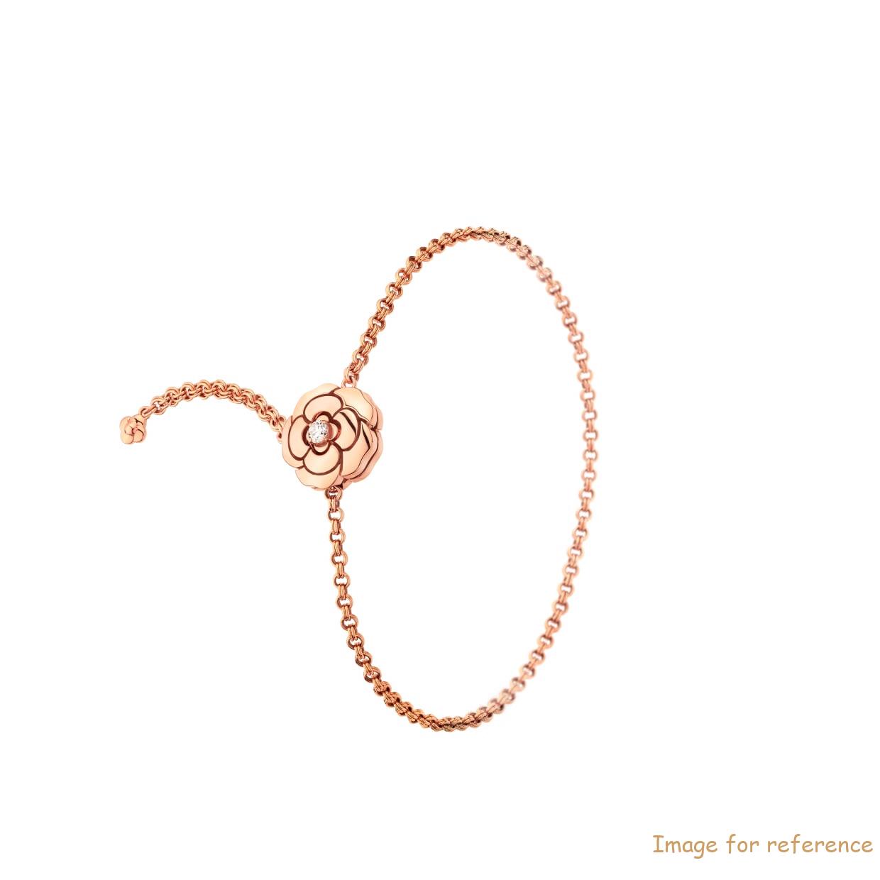 custom bracelet made 18K pink gold plating silver jewelry manufacturer
