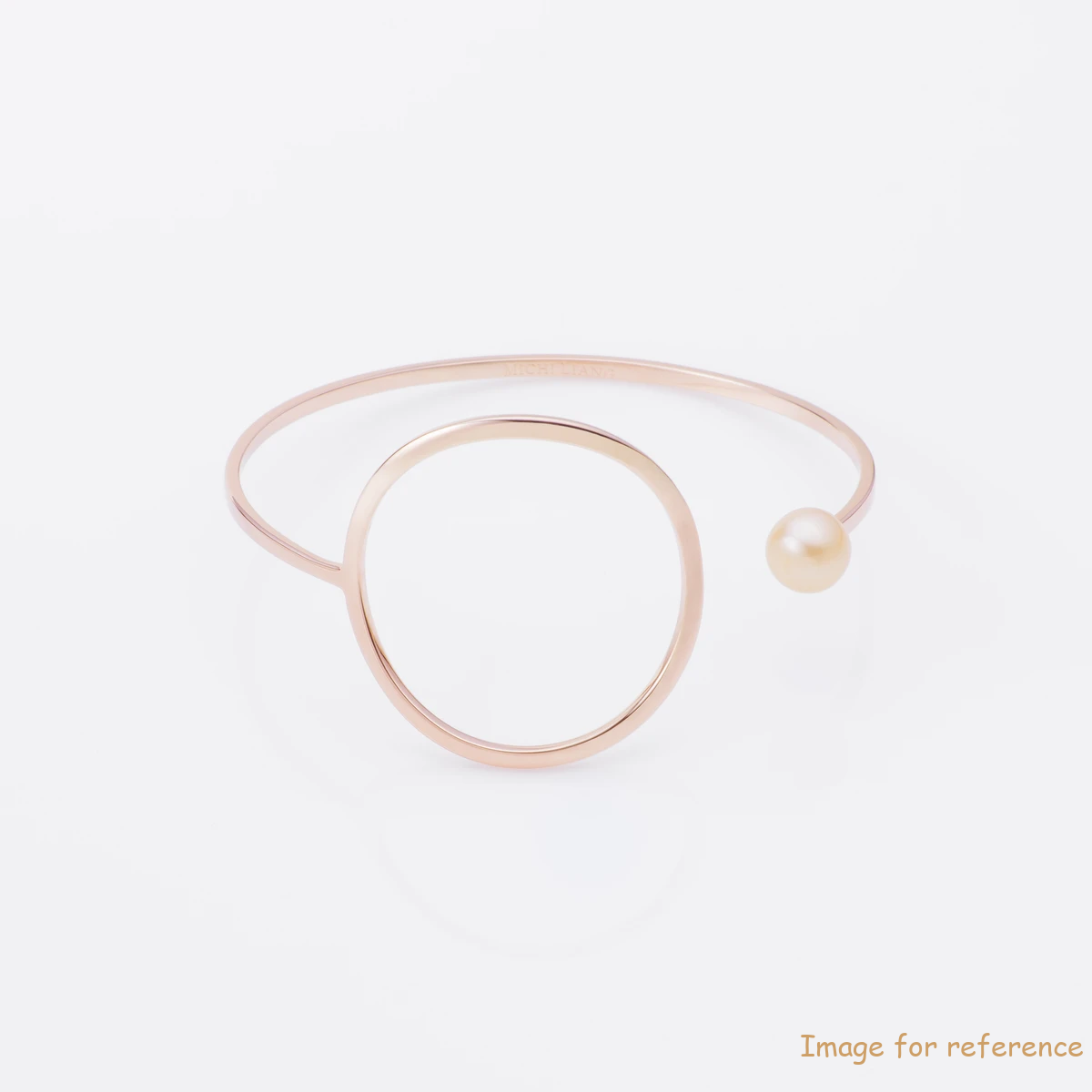 Maßgeschneidertes Armband aus rosévergoldetem Silber