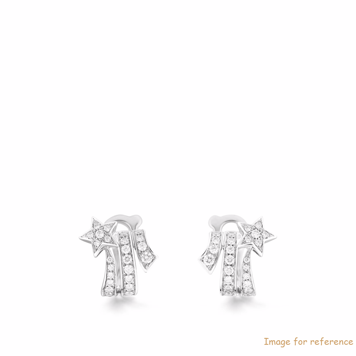 custom sterling silver earrings in 18K white gold OEM jewelry manufacturer