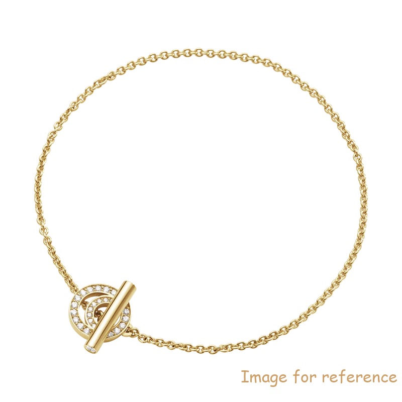 18K Yellow Gold plated silver Bracelet supplier OEM