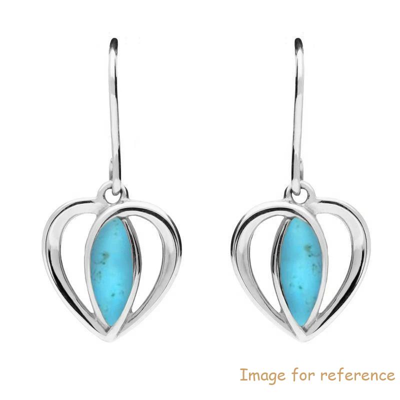 925 Sterling Silver Heart Drop Earrings custom wholesale Sterling Silver Jewelry Suppliers