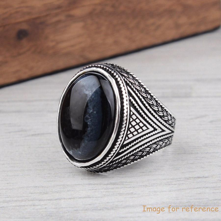 CZ Man Ring Sterling Silver wholesale Custom Silver Jewelry supplier China