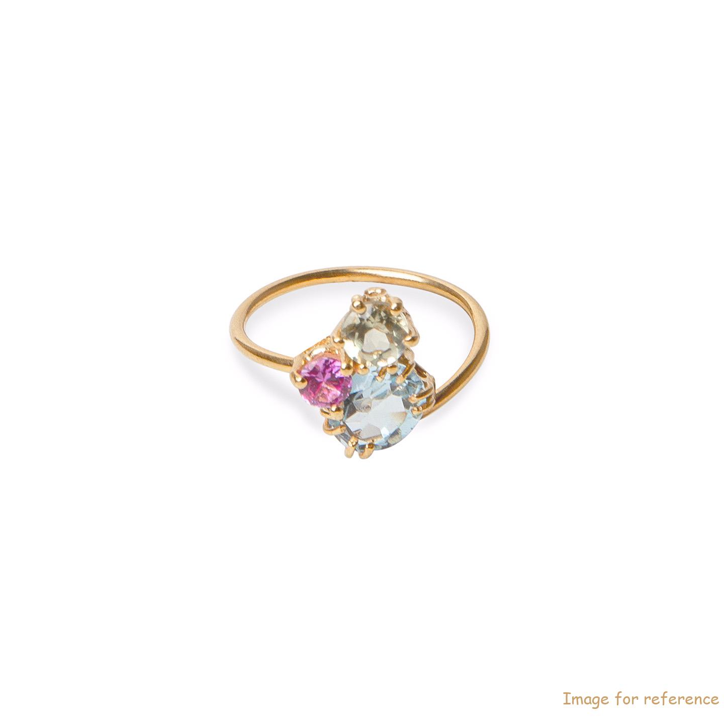 Custom design Gold plated sterling silver ring jewelry OEM factory