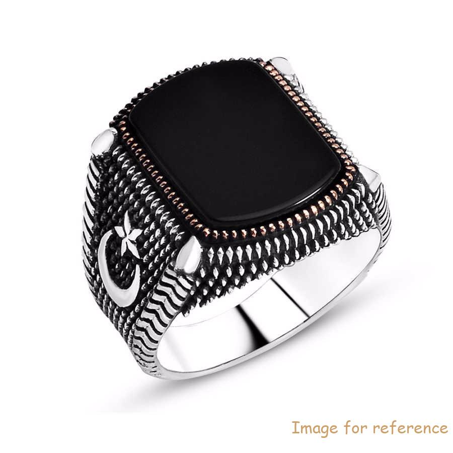 Antique italian silver ring for men | Silveradda