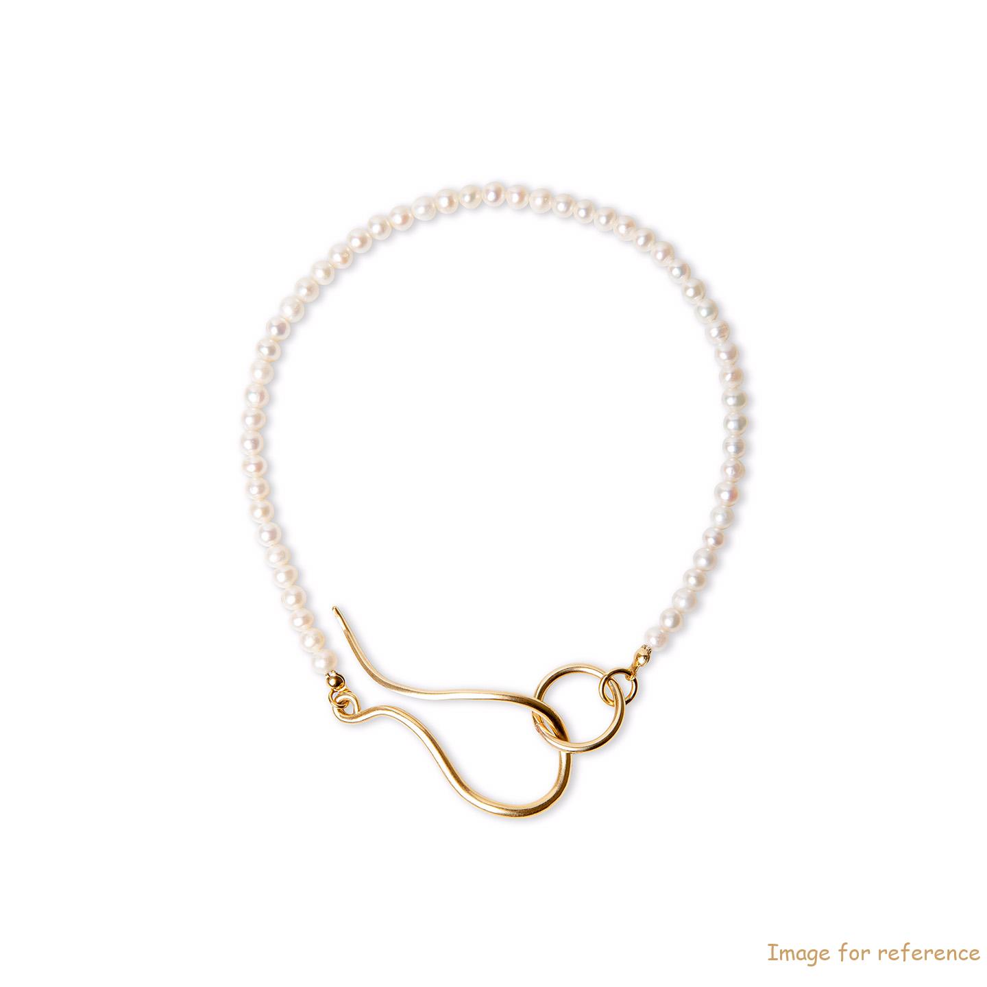 Custom pearls and gold plated silver short necklace ewelry Manufacturers