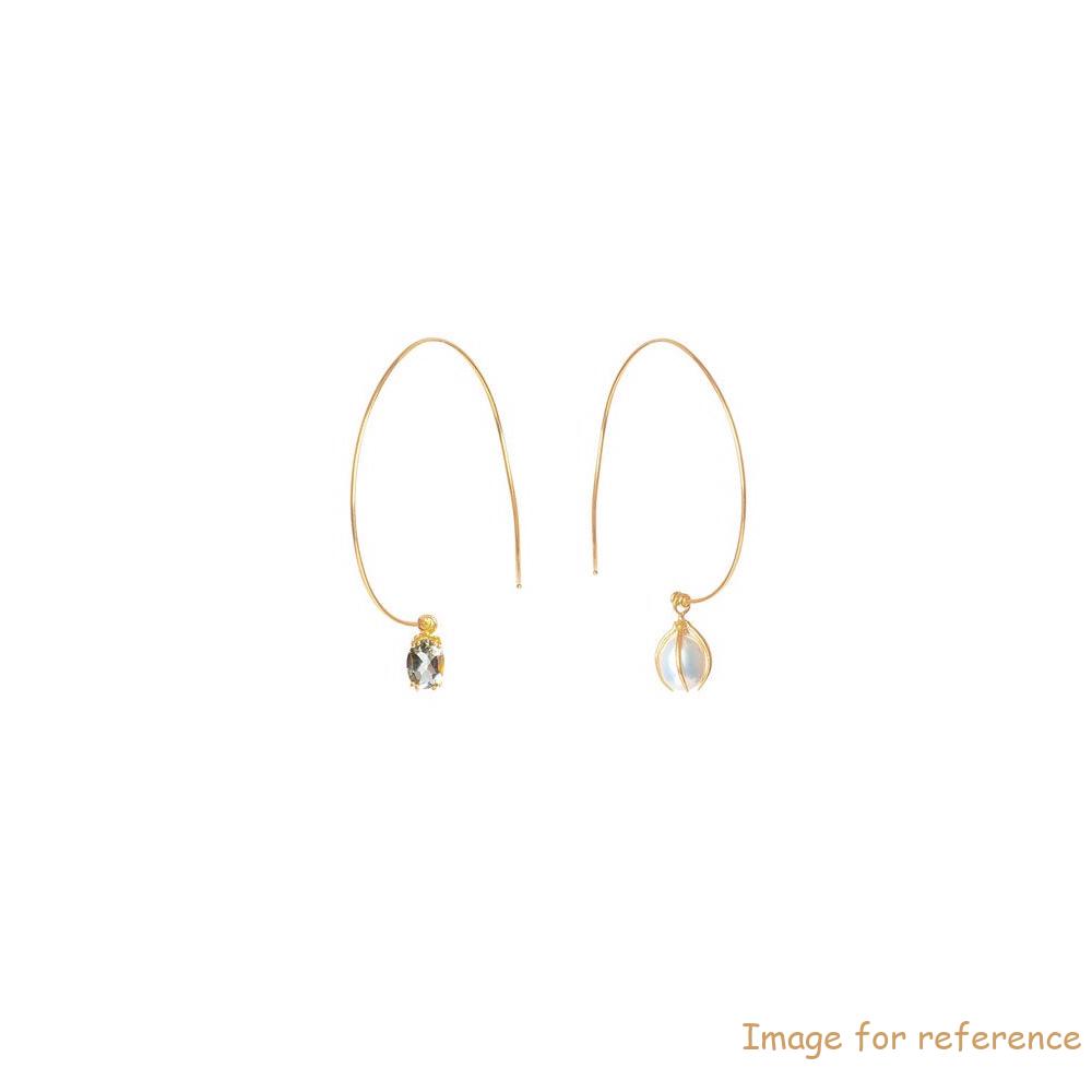 Gold plated sterling silver hoop earrings Custom Made Silver Jewellery supplier