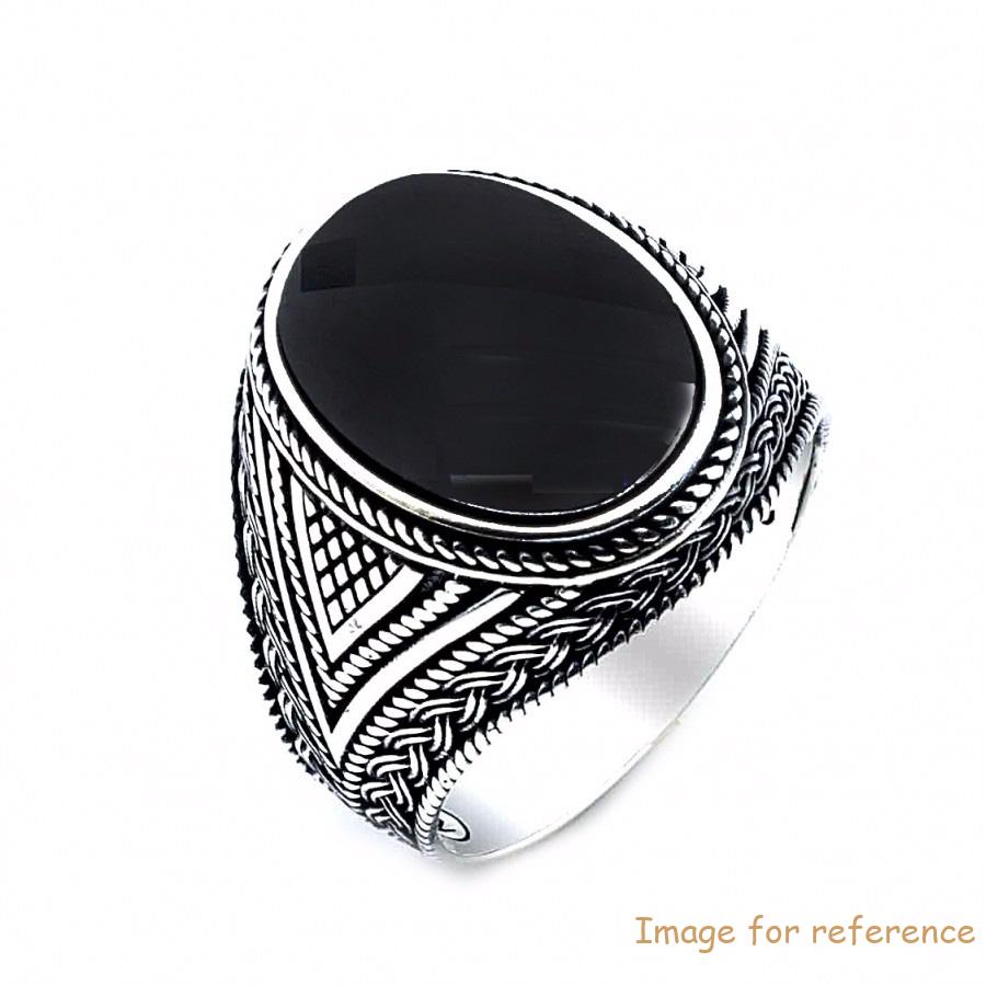 Man Ring Sterling Silver wholesale Custom Silver Jewelry supplier China