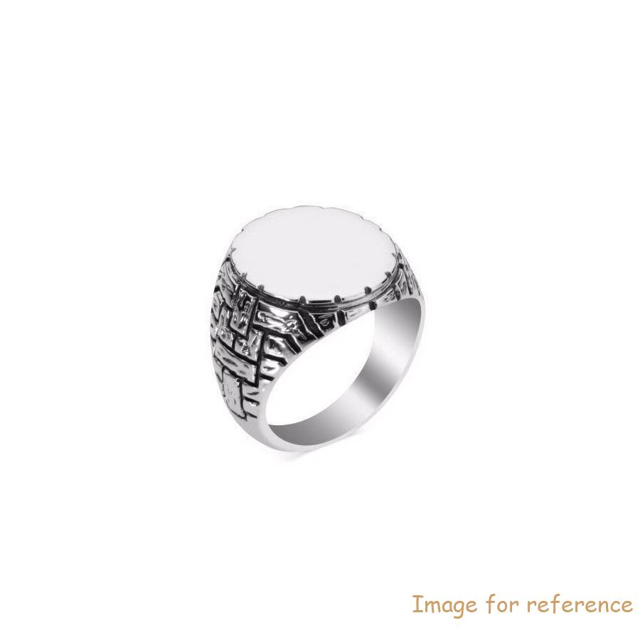 zircon sterling silver ring 14K White Gold custom jewelry manufacturers china