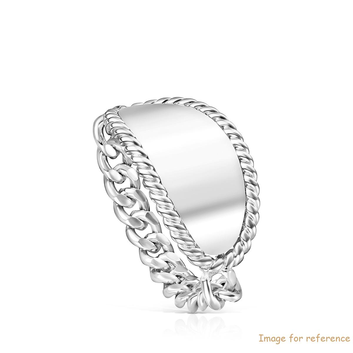 Ring white gold plating silver jewelry custom made supplier