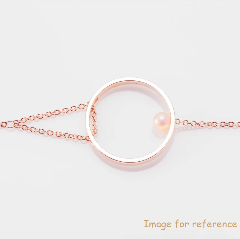 Rose gold plating silver bracelet OEM Customized Jewelry Rose gold plating silver bracelet OEM Customized Jewelry