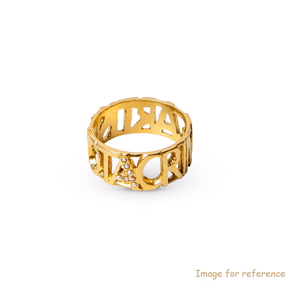 O anel de pérolas prateadas com banhamento de ouro fabricante de prata esterlina personalizado