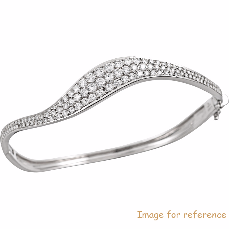 18k white gold plated bracelet Custom Design 925 Sterling Silver Supplier Wholesalers