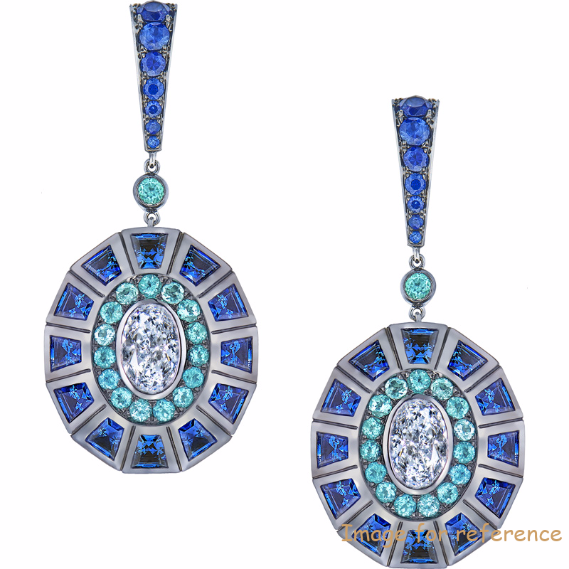 925 Cz Design Earring wholesale custom fine jewelry supplier