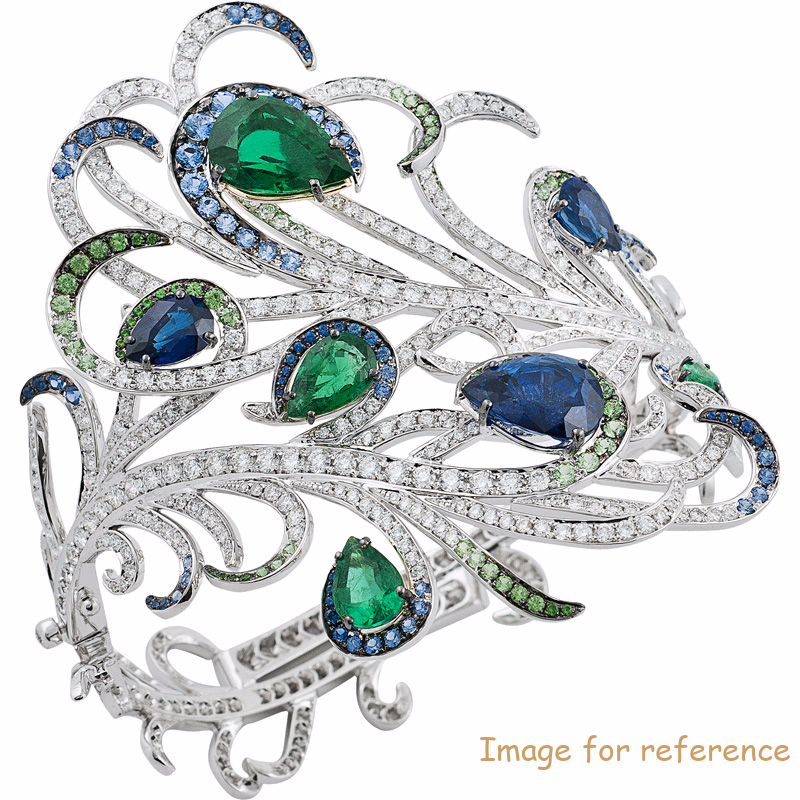 925 Sterling Silver Cubic Zirconia bracelet custom wholesaler