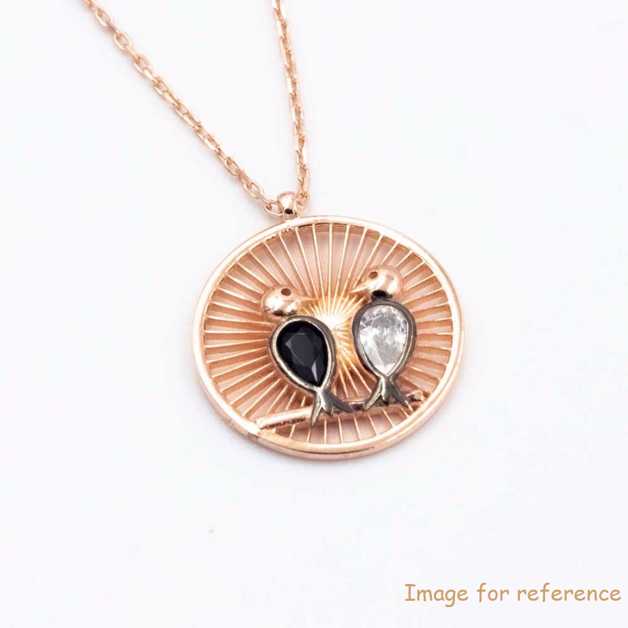 925 silver necklace facotry Custom rose gold plated silver jewelry supplier and wholesaler