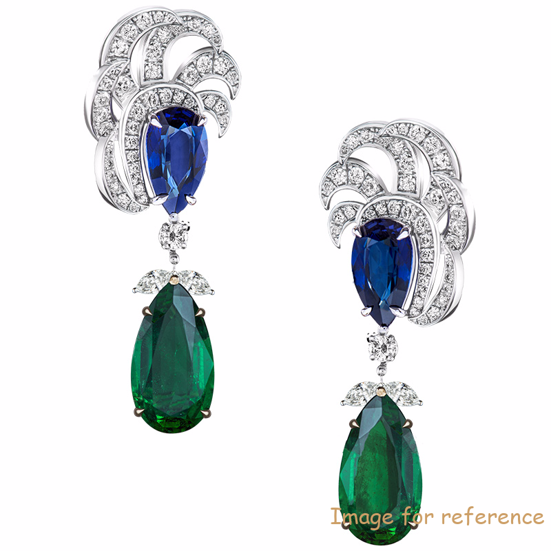 CZ Cubic Zirconia 925 Sterling Silver Earrings wholesale custom fine jewelry supplier