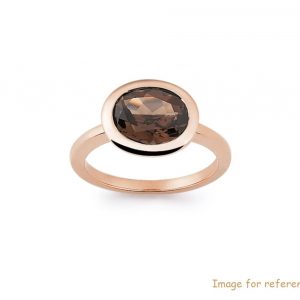 CZ ring in rose gold plated 925 Sterling Silver Supplier Wholesalers