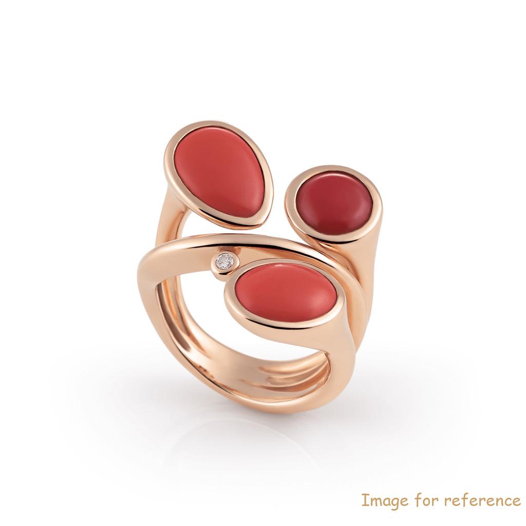 CZ ring wholesale custom rose gold silver jewelry supplier