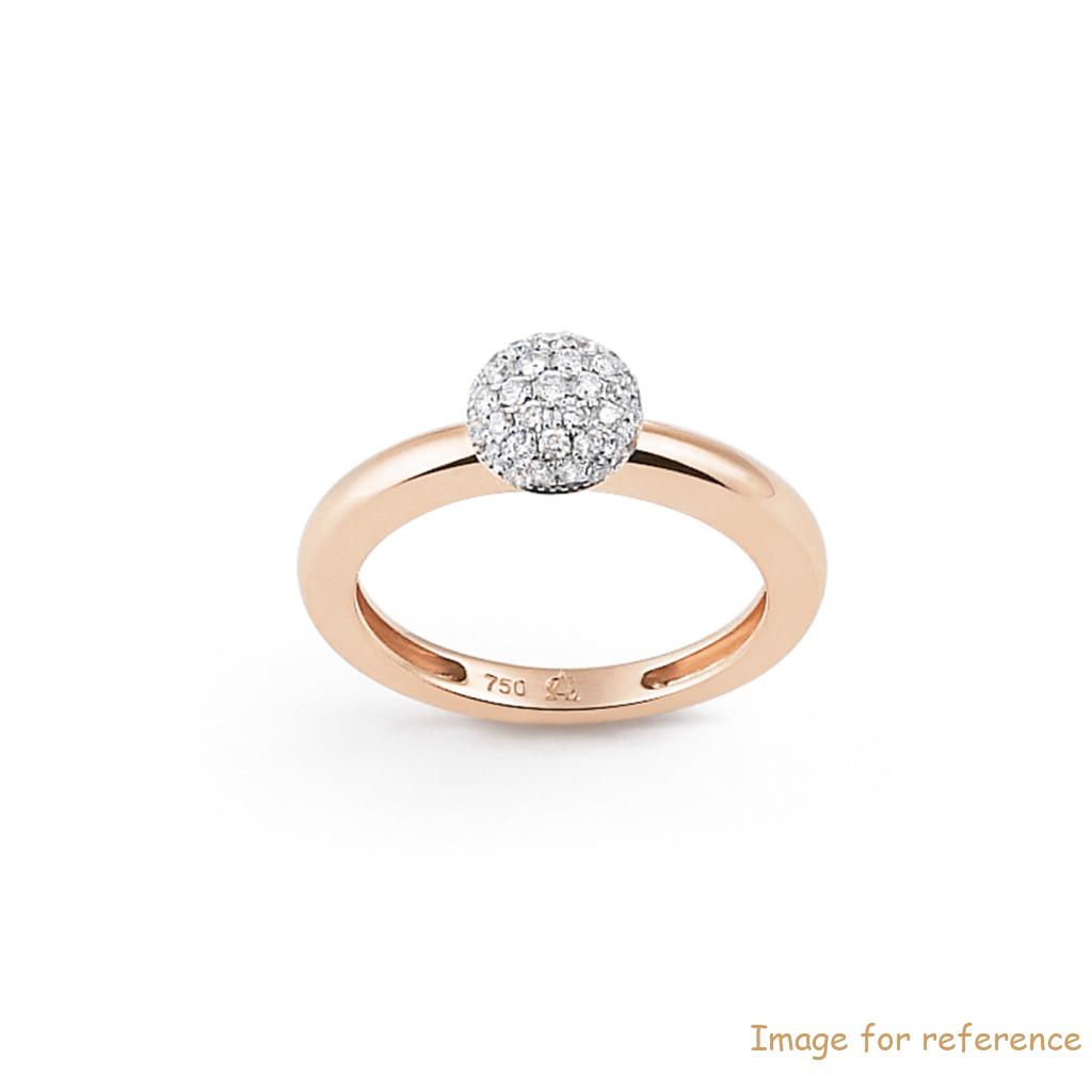 CZ rose gold plated ring Customized design 925 Sterling Silver dodavatel