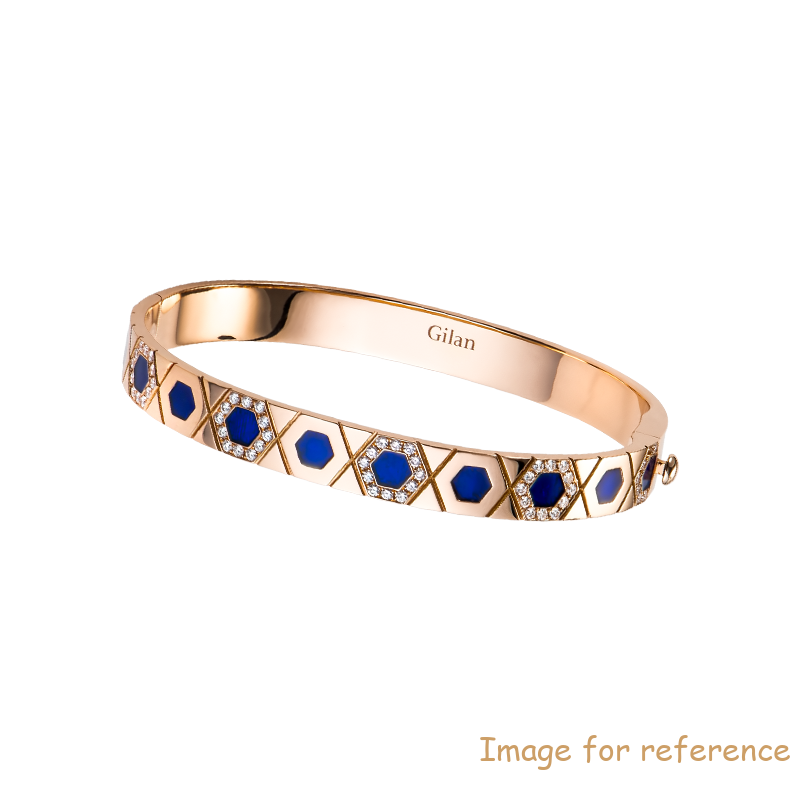 CZ silver bracelet custom made rose gold plated silver jewelry supplier and wholesaler