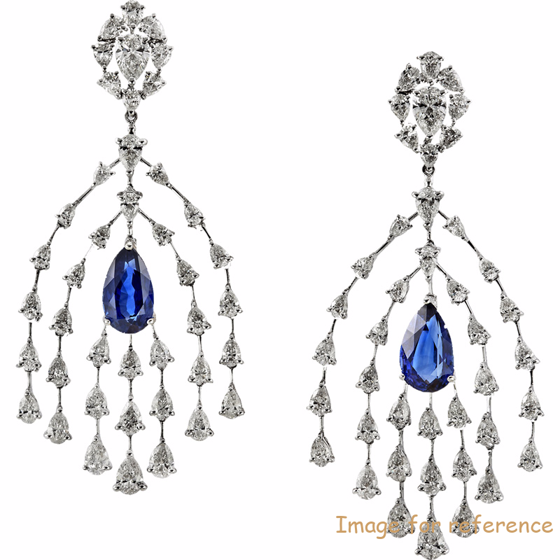 CZ silver earrings custom gold plated silver jewelry supplier and wholesaler