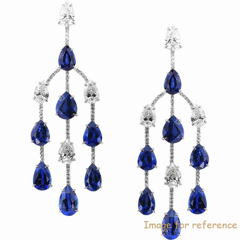 CZ sterling silver earrings custom gold plated silver jewelry supplier and wholesaler