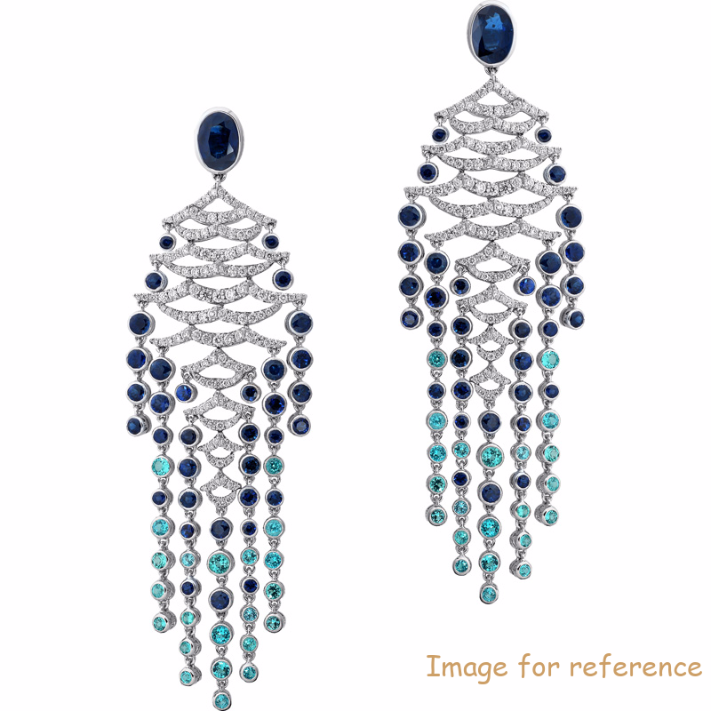 Cubic Zirconia Sterling Silver Fine Earrings wholesale Custom Silver Jewelry supplier China