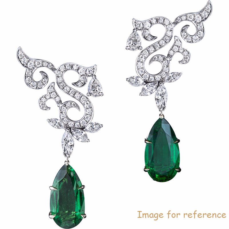 Custom Wholesale CZ silver earrings Fashion Jewelry Distributor