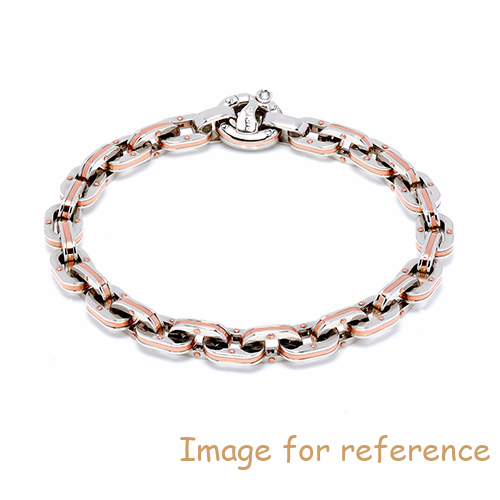 Custom design Italian mens bracelets sterling silver supplier