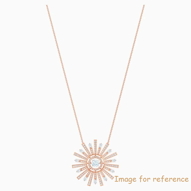 Jewelry Wholesale Supplier White Rose Gold Rhodium Plated Silver Necklace OEM manufacturer