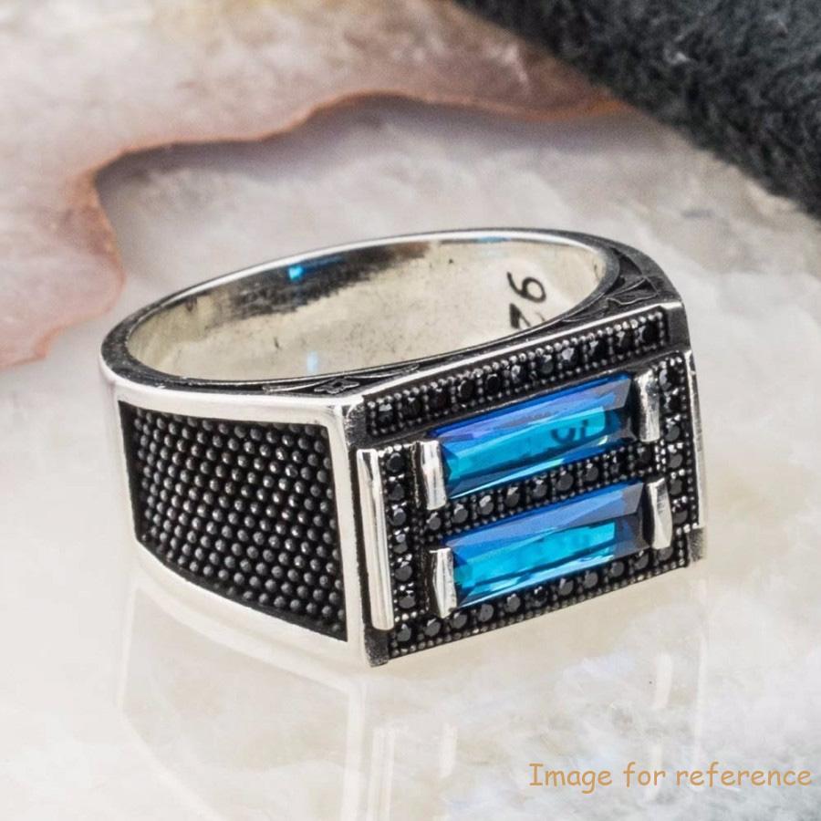 Men's silver ring Design Custom Engraved Jewelry supplier